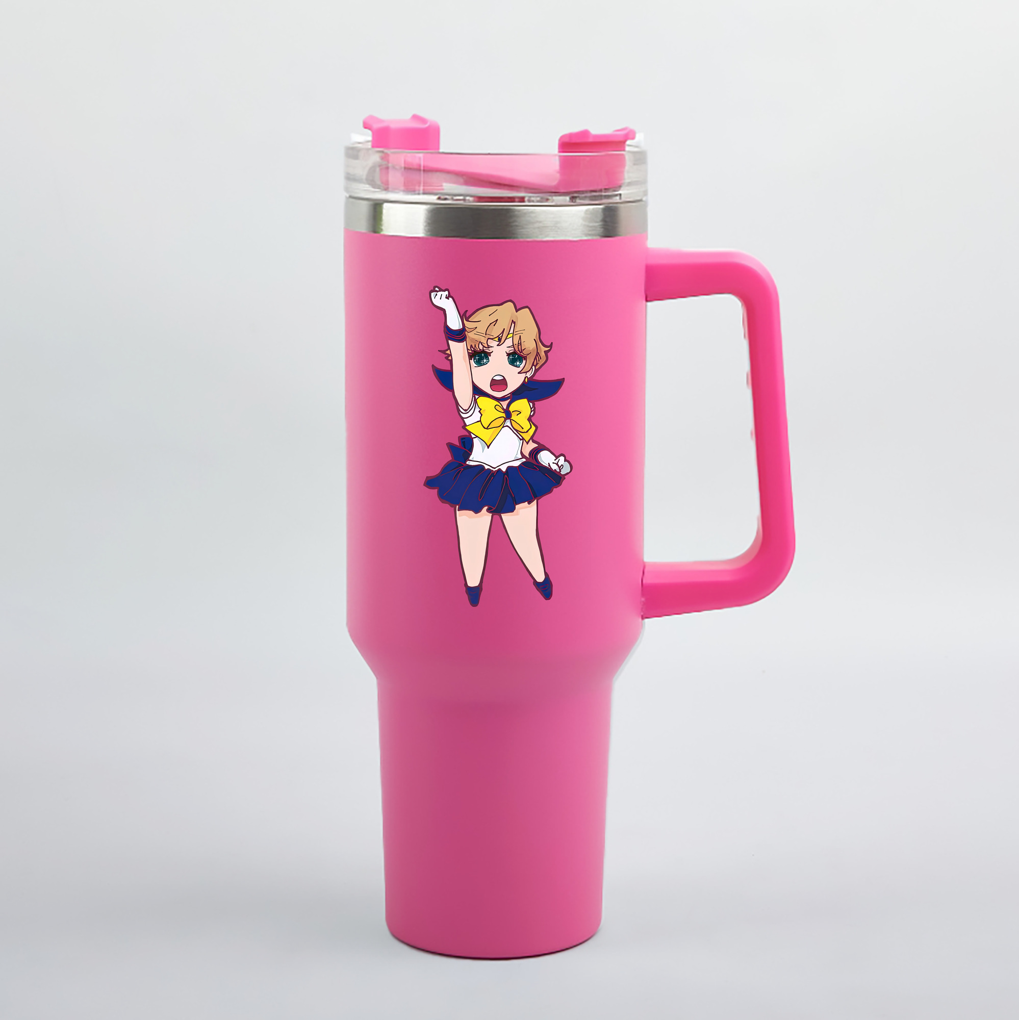 （画像用） 美少女戦士セーラームーン 天王はるか Sailor Moon Tenoh Haruka 1200mL車用タンブラー（カラープリント）